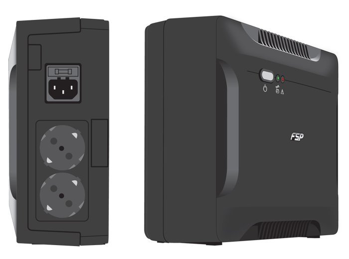 FSP Nano 800 zasilacz UPS Czuwanie (Offline) 0,8 kVA 480 W 2 x gniazdo sieciowe