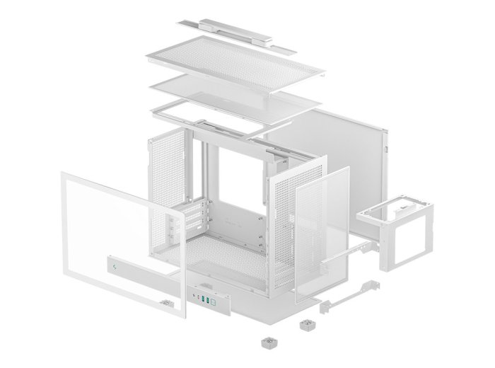 Obudowa Deepcool CH160 PLUS WH SFF R-CH160-WHNGM0-G biała