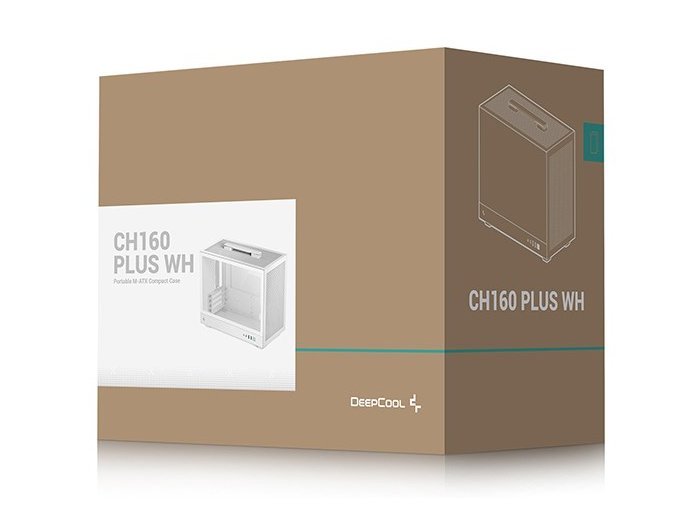 Obudowa Deepcool CH160 PLUS WH SFF R-CH160-WHNGM0-G biała