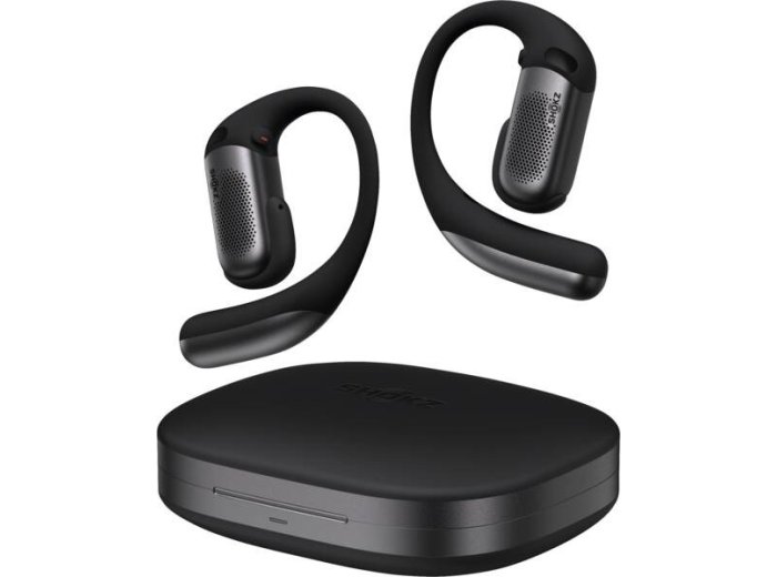 SHOKZ OpenFit Pro Zestaw słuchawkowy True Wireless Stereo (TWS) Nauszny, Otwarty na ucho Połączenia/Muzyka/Sport/Codzienność Bluetooth Czarny