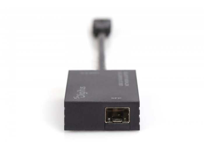 Karta sieciowa USB 3.0 typ A na Gigabit SFP, adapter światłowodowy 1000 Mb/s, moduł SFP sprzedawany osobno