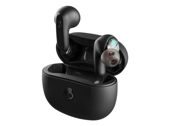 Skullcandy (Czaszka) | Prawdziwe bezprzewodowe słuchawki douszne | KOLEJ | Łączność Bluetooth | Czarny