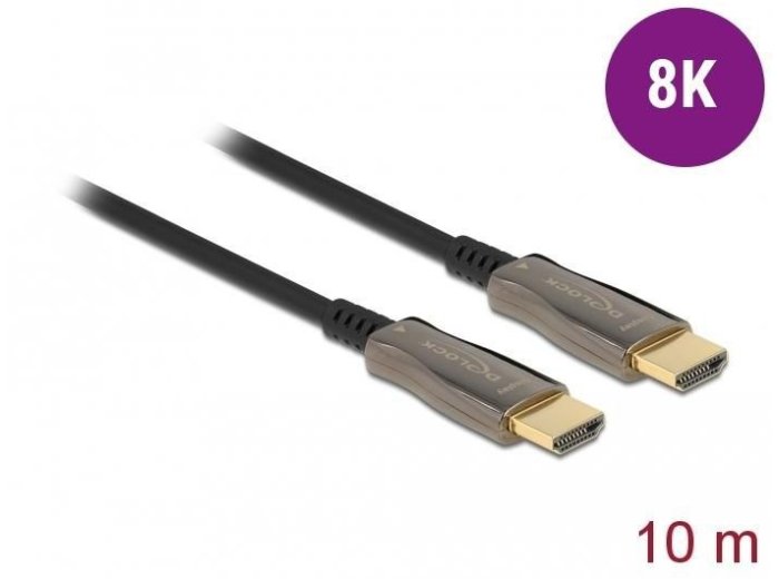 DeLOCK Aktywny Optyczny Kabel HDMI 8K 60 Hz 10 m