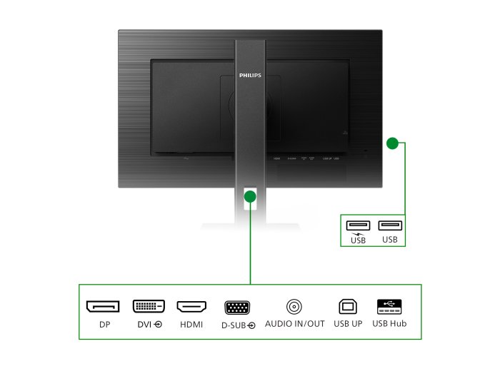 Philips B Line 272B1G/00 LED display 68,6 cm (27") 1920 x 1080 px Full HD Czarny