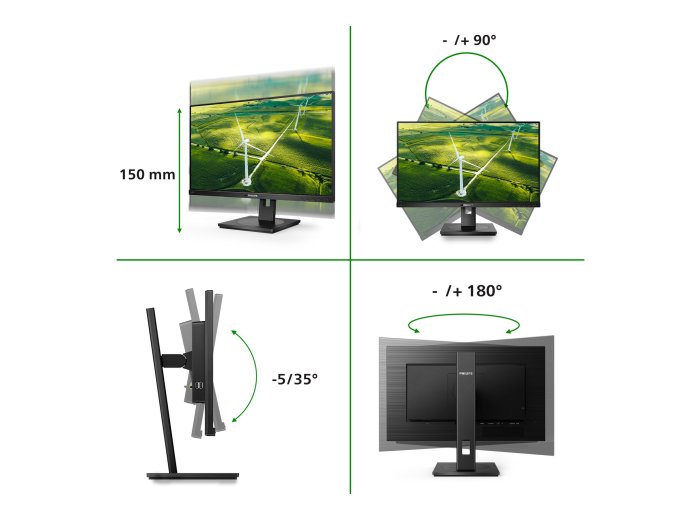 Philips B Line 272B1G/00 LED display 68,6 cm (27") 1920 x 1080 px Full HD Czarny