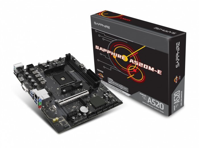 Płyta główna A520M-E AM4 2DDR4 mATX
