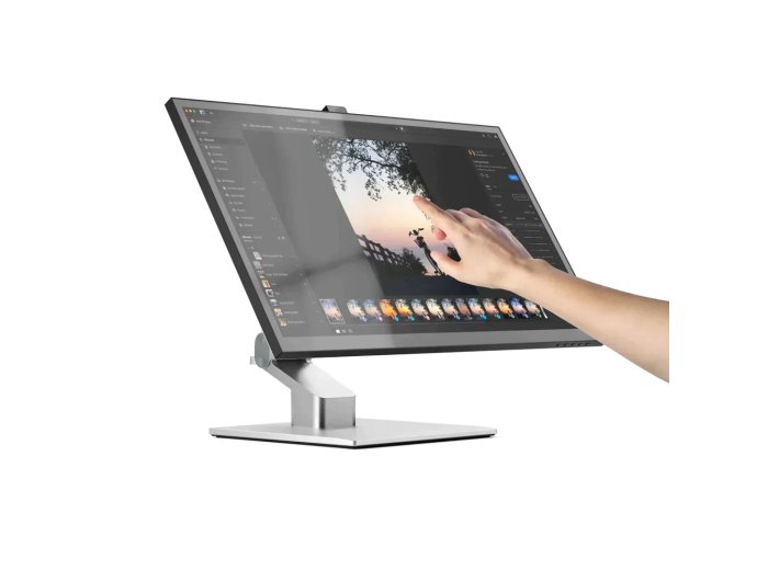 ALOGIC Clarity Fold Touch monitor komputerowy 68,6 cm (27") 3840 x 2160 px 4K Ultra HD Ekran dotykowy Czarny, Srebrny