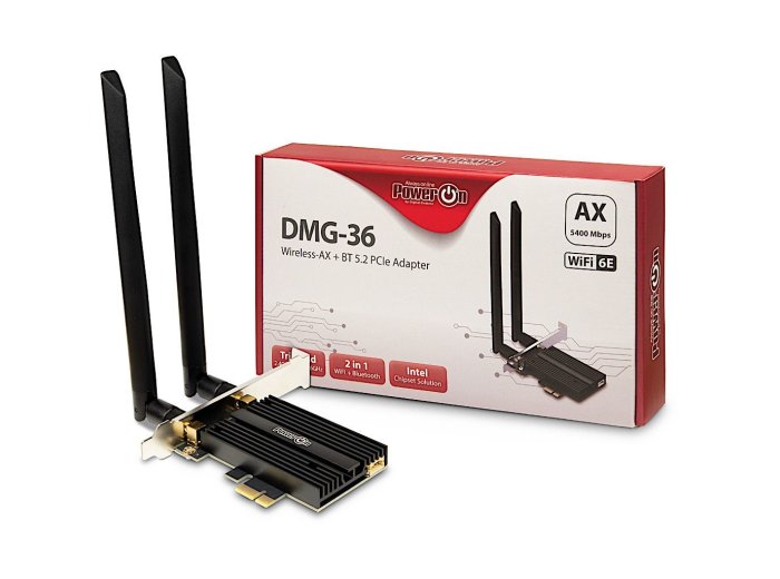 Inter-Tech DMG-36 Wewnętrzny WLAN / Bluetooth 5400 Mbit/s
