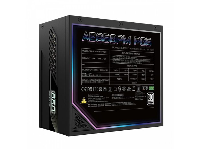 Zasilacz modularny GP-AE850PM PG5
