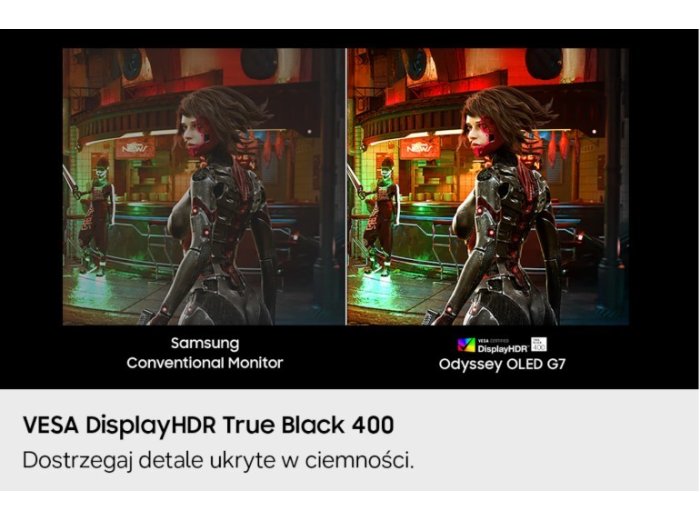 Monitor 32 cale Odyssey G73SH OLED 3840x2160 UHD 16:9 2xHDMI 1xDP 0,03ms 330/165Hz płaski 3Yd2d (LS32HG732SUXEN)