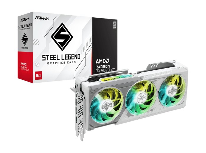 Karta graficzna Radeon RX 9070 XT Steel Legend 16GB