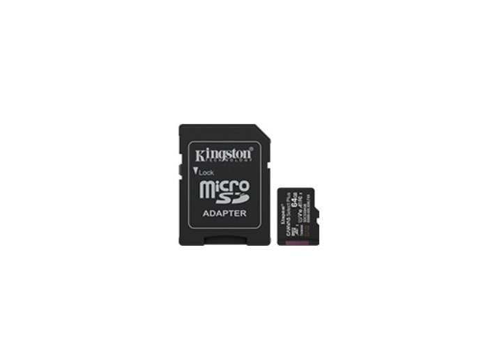 Karta pamięci microSD 64GB Canvas Select+ G3 100MB/s Adapter