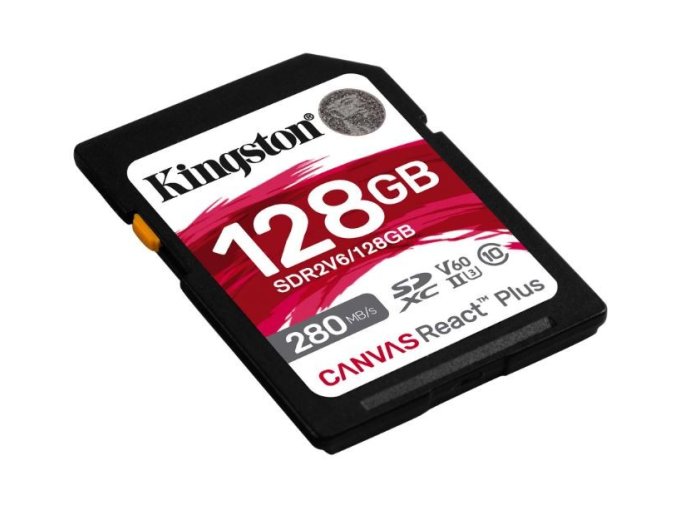 Karta pamięci SD 128GB React Plus 280/100/MB/s U3 V60
