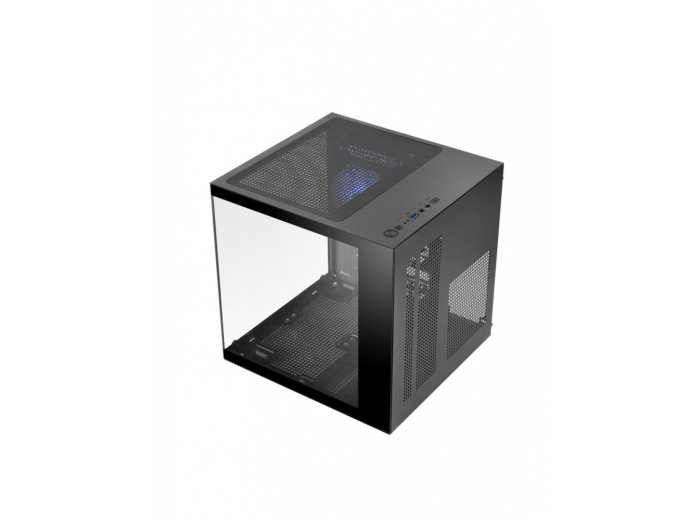 Obudowa MARS MC-CUBE 1xARGB mATX black