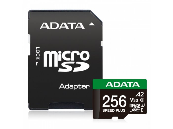Karta pamięci microSD Speed Plus 256GB UHS1 U3 V30 A2 180/160 MB/s