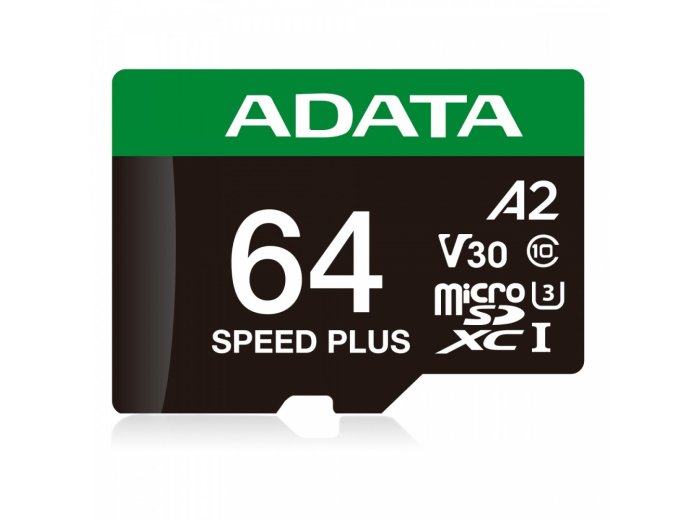 Karta pamięci microSD Speed Plus 64GB UHS1 U3 V30 A2 160/140 MB/s