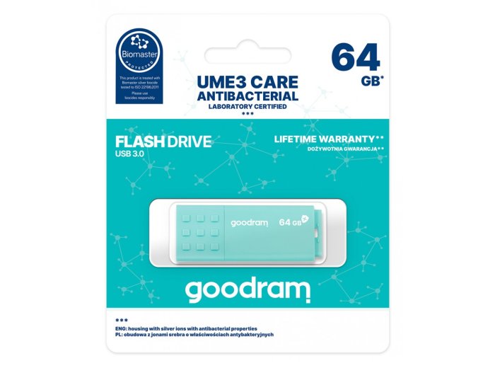 Pendrive UME3 Care 64GB USB 3.0