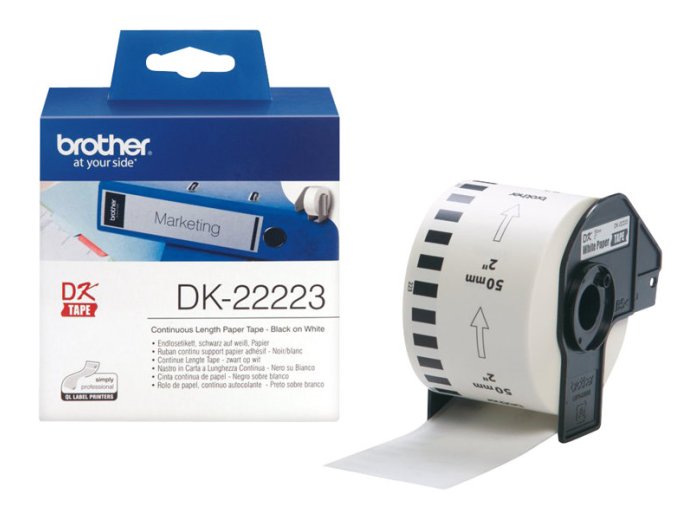 BROTHER DK22223 Taśma Brother Continuous Paper Tape 50mm x 30,48m