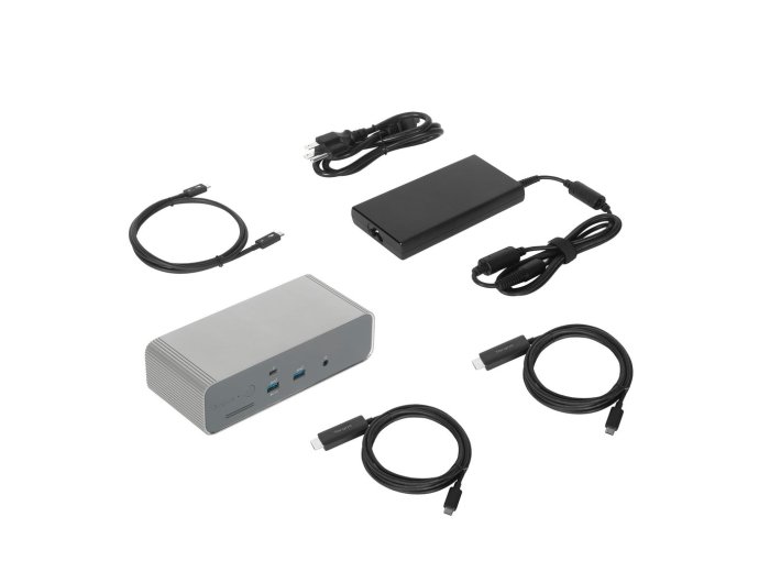 Targus DOCK230EUZ stacja dokująca Przewodowa Thunderbolt 5 Srebrny