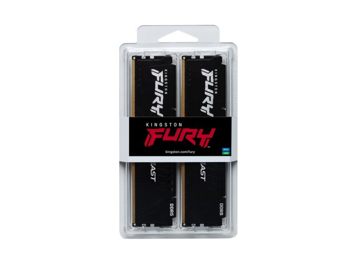 Kingston FURY DDR5 16GB (2x8GB) 5200MHz CL40 Beast Black XMP