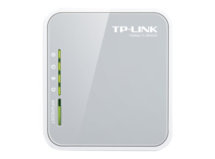 TPLINK TL-MR3020 TP-Link TL-MR3020 Wireless N150 3G/3.75 UMTS/HSPA/EVDO router 1xLAN/WAN,1xUSB