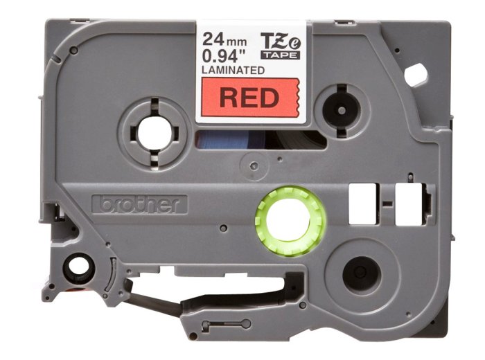 BROTHER TZE451 Taśma Brother 24mm BLACK ON RED