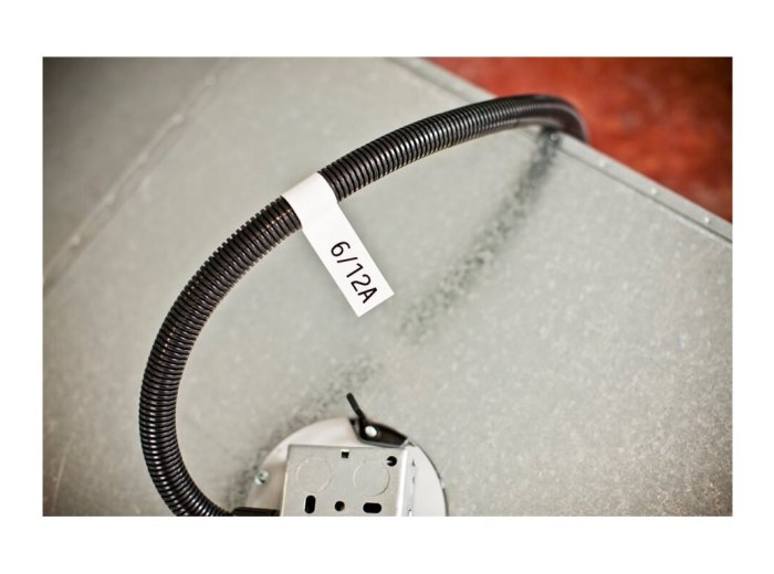 BROTHER TZEFX231 Taśma Brother 12mm BLACK ON WHITE FLEXIBLE ID