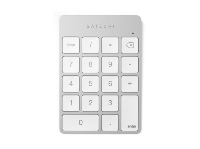Satechi ALUMINUM RECHARGEABLE BT KEYPAD SILV. GR Numeryczna Bluetooth Srebrny