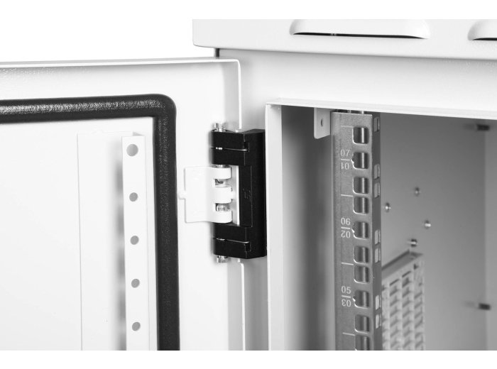 Digitus Szafa sieciowa wisząca 19" 7U rack 600x600, drzwi pełne, szary, niedzielona, złożona, IP55, 100kg