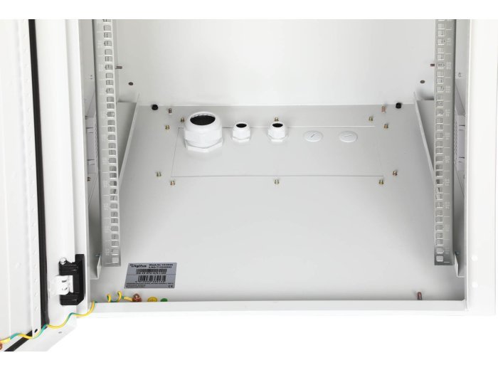 Digitus Szafa sieciowa wisząca 19" 7U rack 600x600, drzwi pełne, szary, niedzielona, złożona, IP55, 100kg