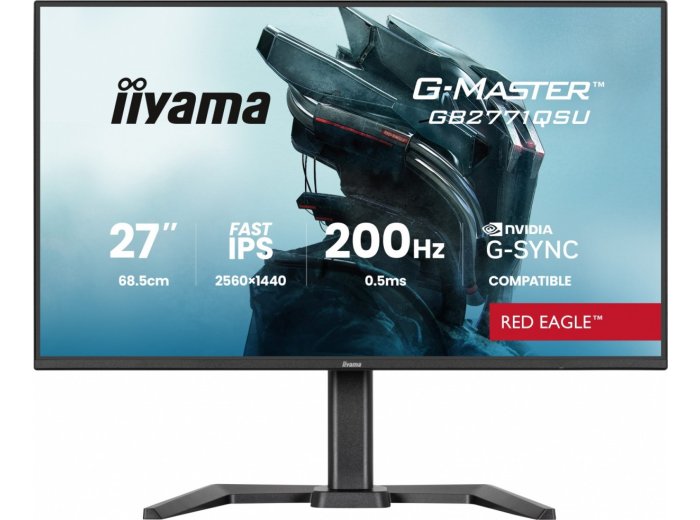MONITOR IIYAMA LED Fast IPS 27" GB2771QSU-B1 Red Eagle 200Hz