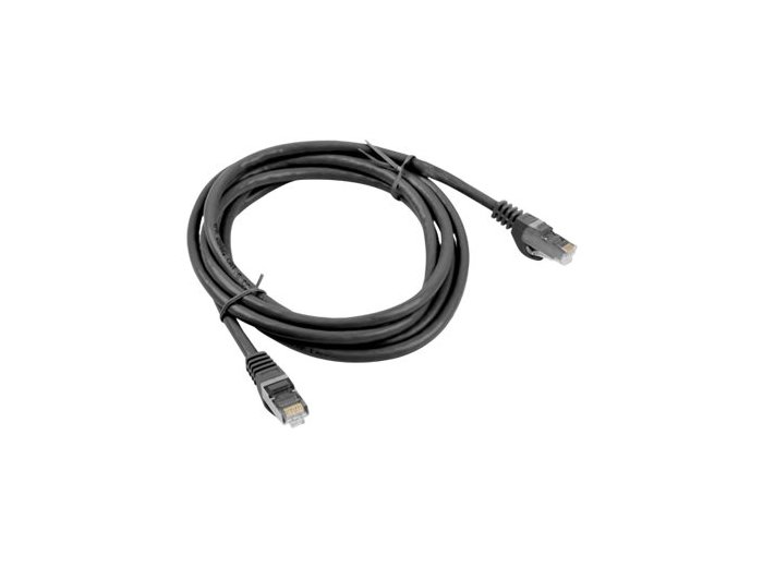 LANBERG PATCHCORD KAT.6 FTP 3M CZARNY FLUKE PASSED