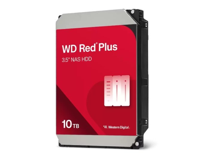 Dysk HDD Red Plus 10TB 3,5'' 512MB/7200RPM WD100EFGX