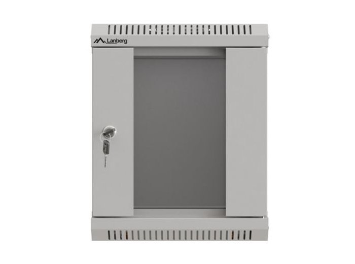 Szafa instalacyjna rack wisząca 10 cali 6U 300x300 szara