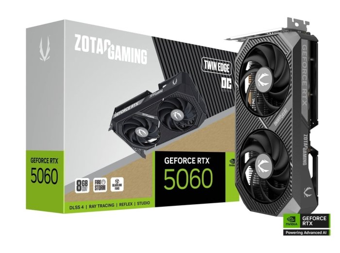 Karta graficzna GeForce RTX 5060 TWIN EDGE OC 8GB GDDR7 128bit 3DP/HDMI