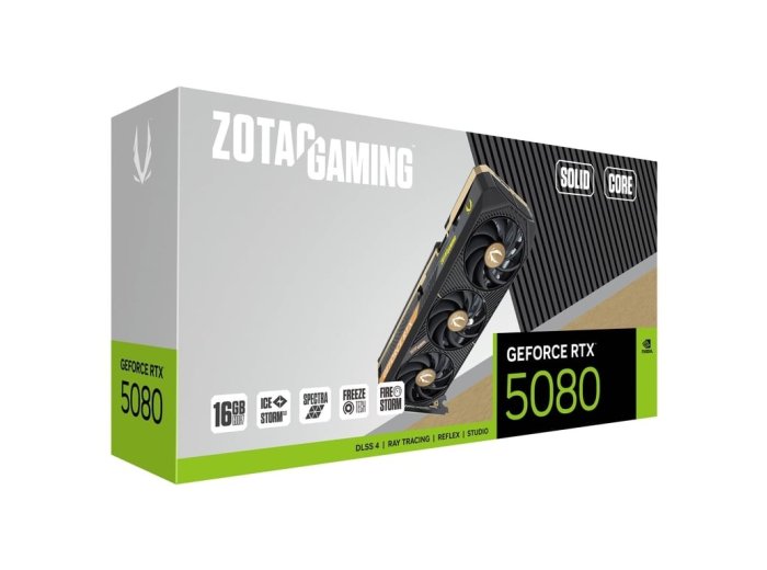 Karta graficzna GeForce RTX 5080 SOLID CORE 16GB GDDR7 256bit 3DP/HDMI