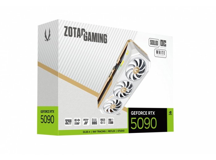 Karta graficzna GeForce RTX 5090 SOLID OC WHITE EDITION 32GB GDDR7 512bit 3DP/HDMI
