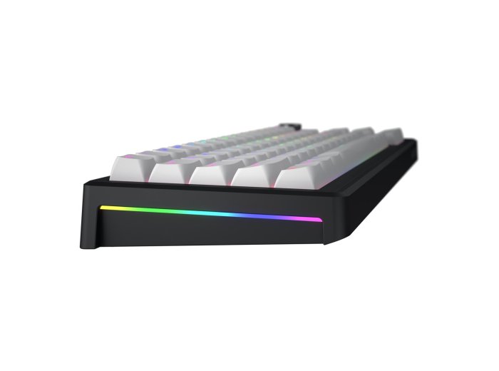 HATOR Skyfall 65 MAG ULTRA 8K klawiatura Gaming USB QWERTY US English Czarny, Biały