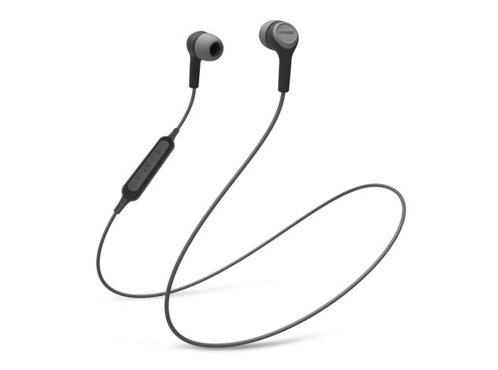 Koss BT115i Zestaw słuchawkowy Bezprzewodowy Douszny Połączenia/muzyka Bluetooth Czarny, Szary