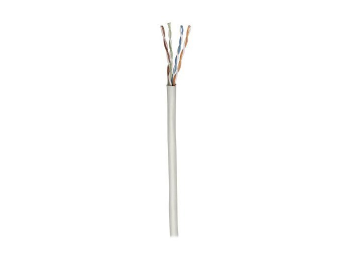 INTELLINET 334136 Intellinet kabel instalacyjny skrętka UTP kat.6 drut 305m 23AWG szary 100 miedź