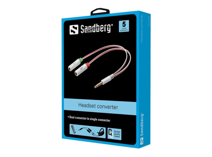 SANDBERG 508-59 Sandberg adapter Headset converter do Apple