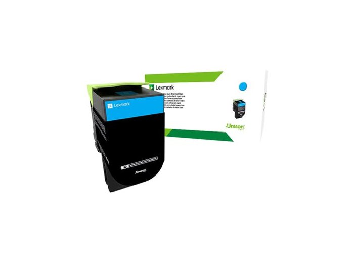 LEXMARK 80C2HCE Toner Lexmark cyan korporacyjny 3000 str. CX410 / CX510