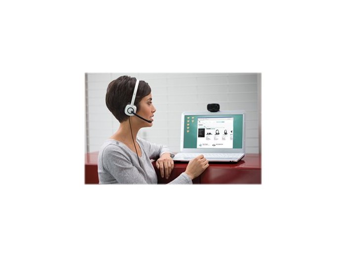 LOGITECH Stereo Headset H150 Headset on-ear wired coconut
