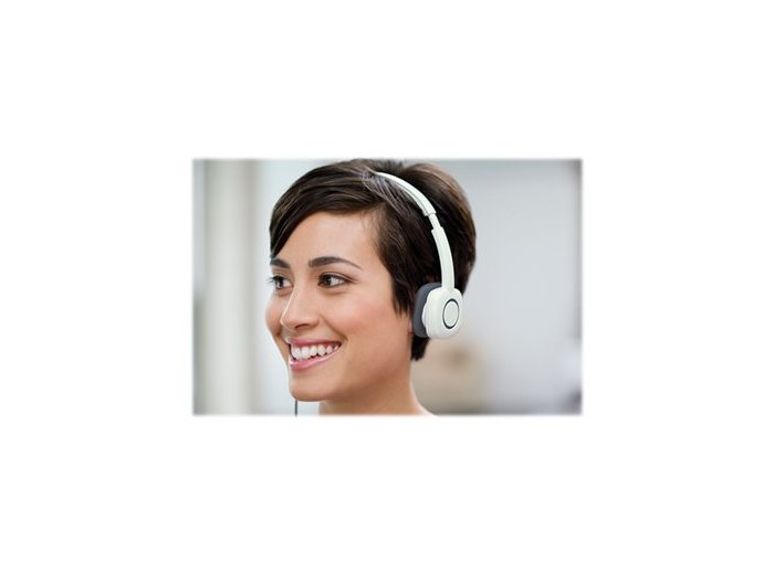 LOGITECH Stereo Headset H150 Headset on-ear wired coconut