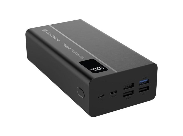 Powerbank GoGEN PB400001 40000 mAh USB-C PD 20W czarny