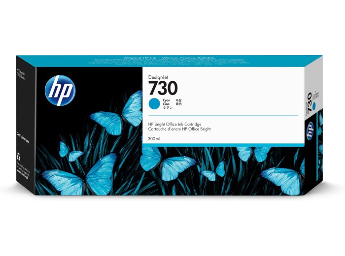 HP Wkład z atramentem błękitnym DesignJet 730 o pojemności 300 ml