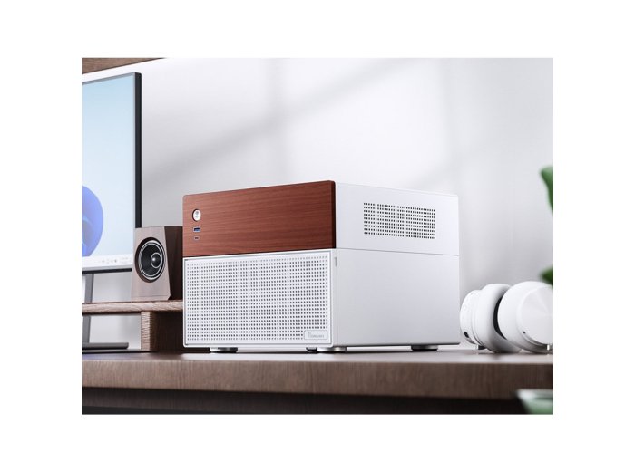 Jonsbo N4 WHITE zabezpieczenia & uchwyty komputerów Micro Tower Biały