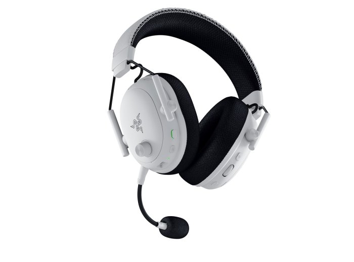 Razer BlackShark V3 Pro Zestaw słuchawkowy Przewodowy i Bezprzewodowy Opaska na głowę Gaming Bluetooth Biały