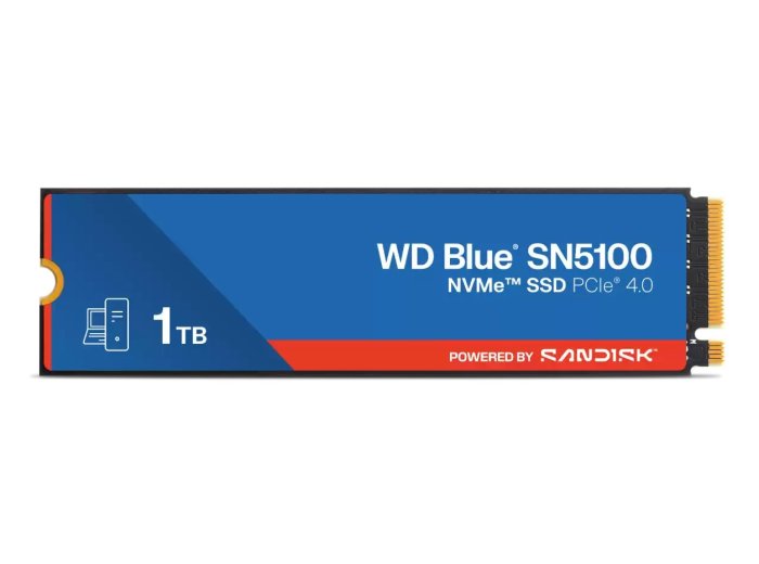 WD Blue SN5100 1TB PCIe M2 WDS100T5B0E