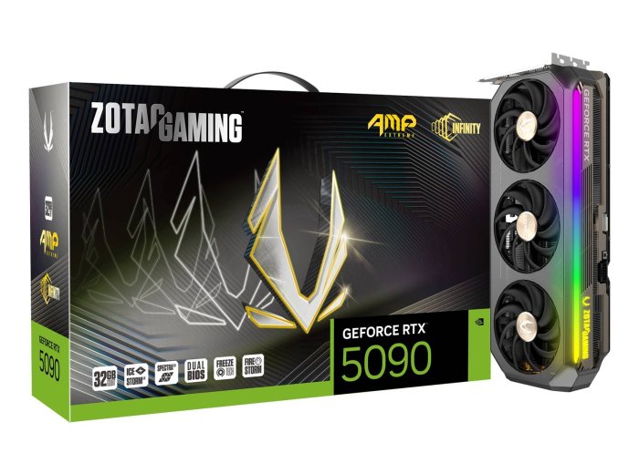 Karta graficzna GeForce RTX 5090 AMP EXTREME INFINITY 32GB GDDR7 512bit 3DP/HDMI